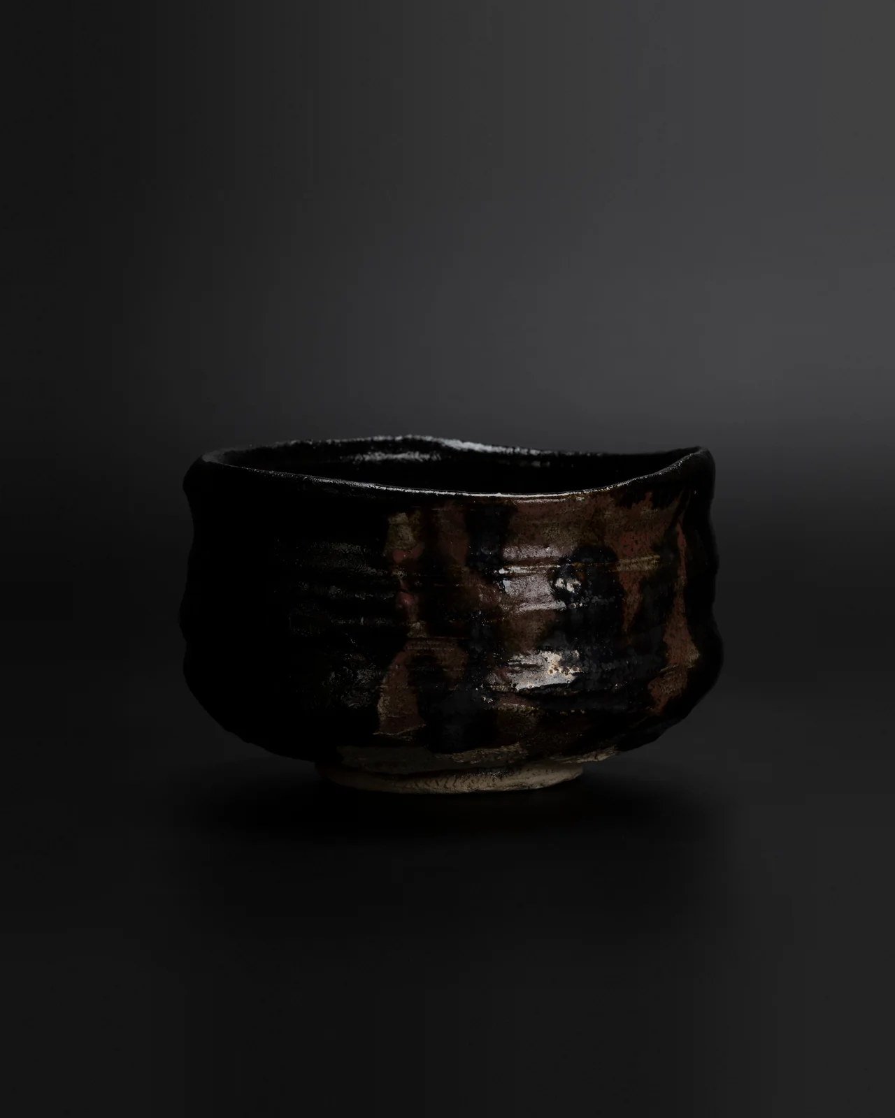 瀬戸黒茶盌